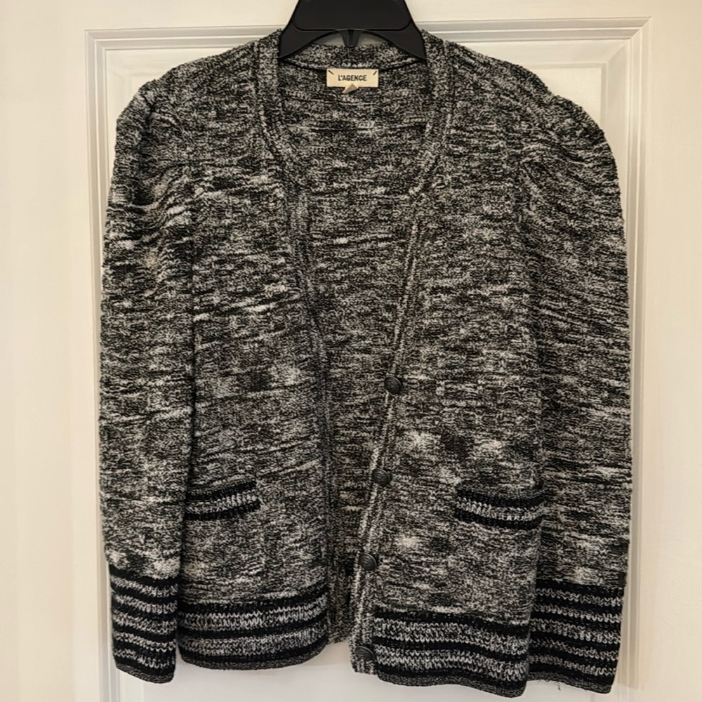 L’Agence Knit Blazer Jacket cardigan
